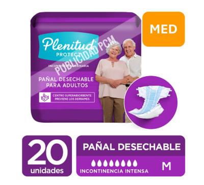 PAÑAL ADULTO PLENITUD MED