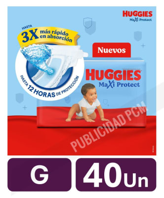 PAÑAL HUGGIES TRIPLE PROTECCION G