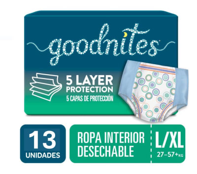 PAÑAL NIÑO GOODNITES L/XL