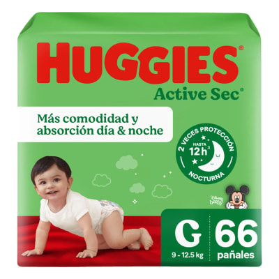 PAÑAL HUGGIES ACTIVE SEC Gx66