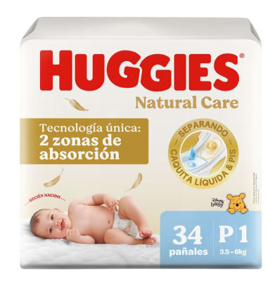 PAÑAL BEBE HUGGIES PEQUEÑO