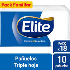 PAÑUELOS ELITE PACK FAMILIAR 18 X 10