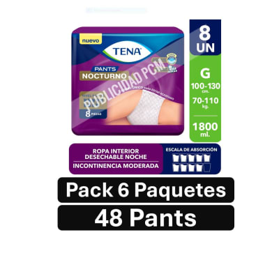 PACK TENA PANTS NOCT Lx48