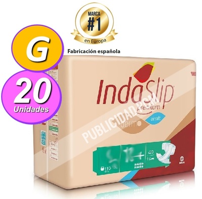 PAÑAL ADULTO PREMIUM INDASLIP G PAÑAL ADULTO PREMIUM INDASLIP G
