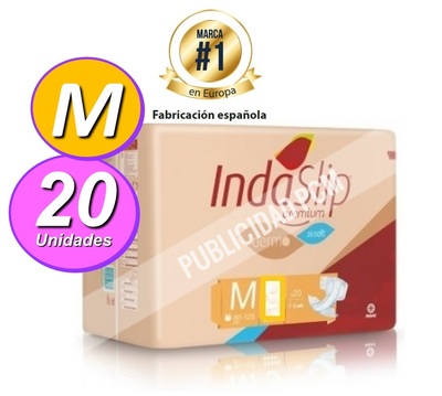 PAÑAL ADULTO PREMIUM INDASLIP M PAÑAL ADULTO PREMIUM INDASLIP M