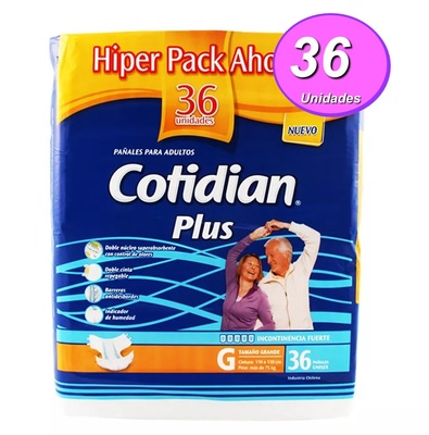 PAÑAL ADULTO COTIDIAN PLUS PAÑAL ADULTO COTIDIAN PLUS