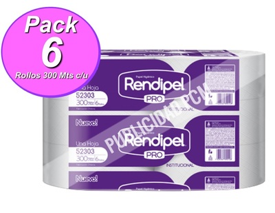 PAPEL HIGIENICO 300 Mts PAPEL HIGIENICO 300 Mts