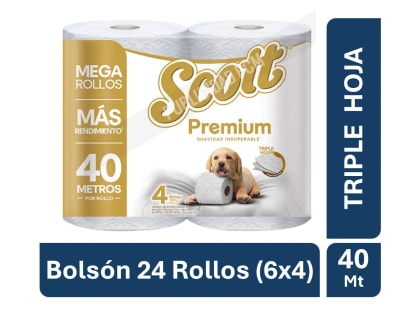 PAPEL HIGIENICO SCOTT PREMIUM