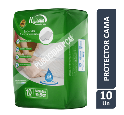 HIGIECLIN PROTECTOR CAMA 10un