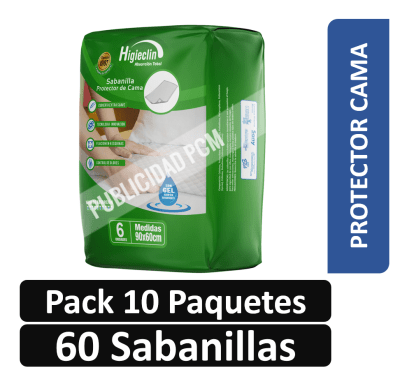 PACK HIGIEC PCAMA x60  PQ 10