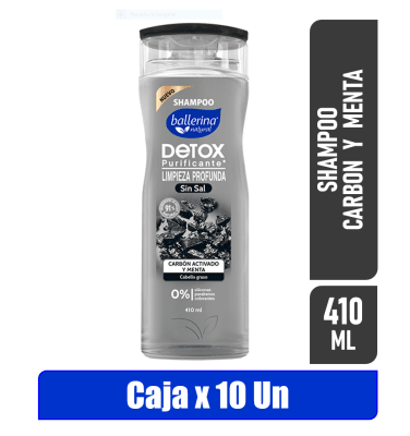 SHAMPOO BALLERINA CARBON MENTA 410