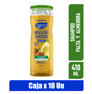 SHAMPOO BALLERINA SIN SAL PALTA 410
