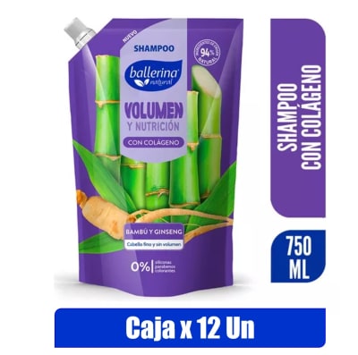 SHAMPOO BALLERINA VOLUMEN 750