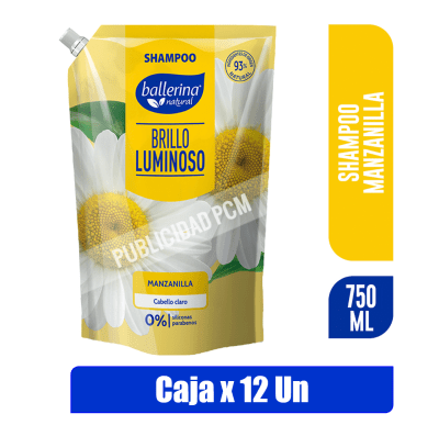 SHAMPOO BALLERINA MANZANILLA 750