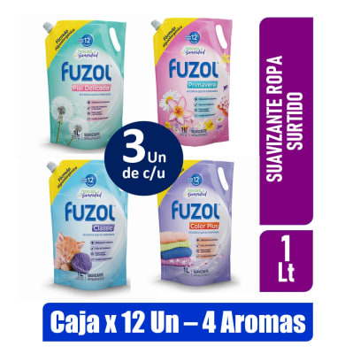SUAVIZANTE ROPA FUZOL SURTIDO