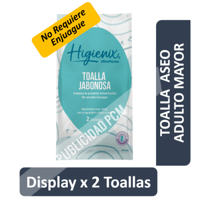 TOALLA JABONOSA BAÑO PACIENTE
