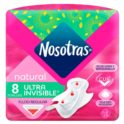 NOSOTRAS TOALLA NATURAL ULTRA INVISIBLE