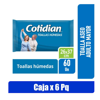 TOALLA ASEO ADULTO COTIDIAN