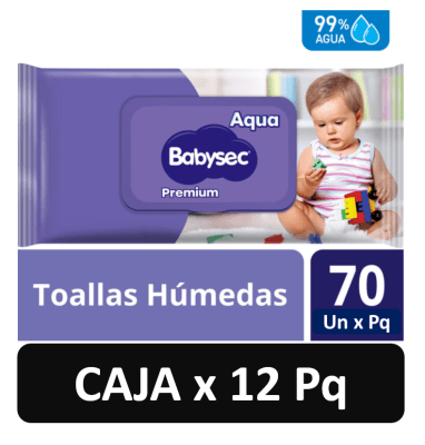 TOALLITA HUMEDA BABYSEC PREMIUM 70