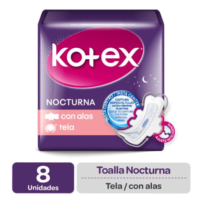 KOTEX NOCTURNA TELA c/ALAS