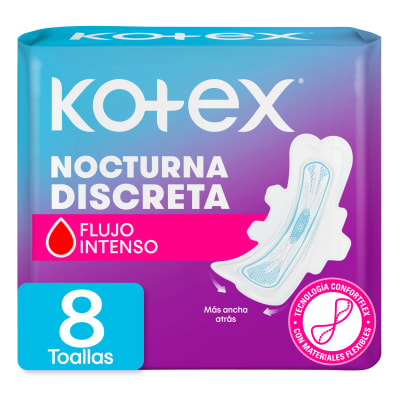 TOALLA NOCTURNA KOTEX DISCRETA