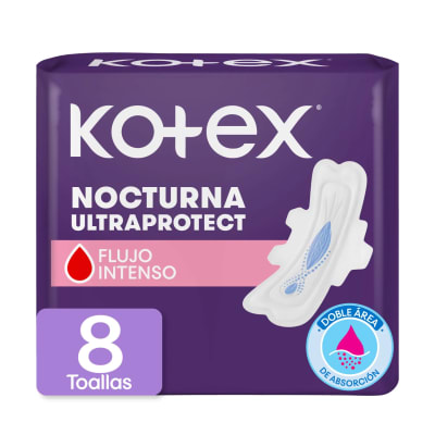 TOALLA KOTEX NOCTURNA