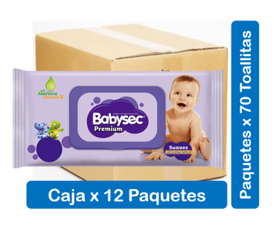 TOALLITA HUMEDA BABYSEC PREMIUM 70