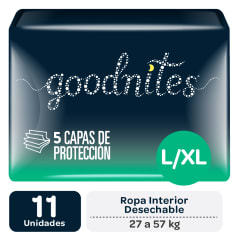 PAÑAL NIÑO GOODNITES L/XL