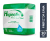 HIGIECLIN PROTECTOR CAMA 10un1