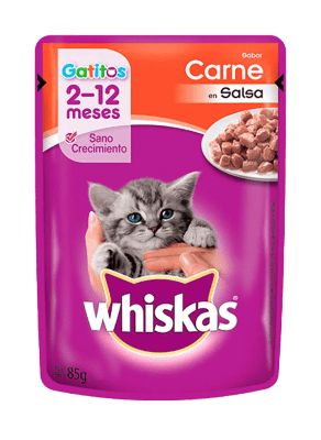 Sachet Whiskas Gatito Carne1