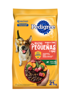 Pedigree Adulto Raza Pequeña Carne y vegetales1