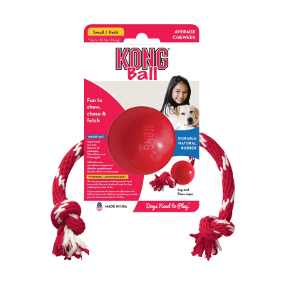 Kong Ball Whit Rope1