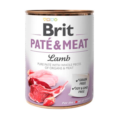 Lata Brit Care Dog Pate & Meat Lamb1
