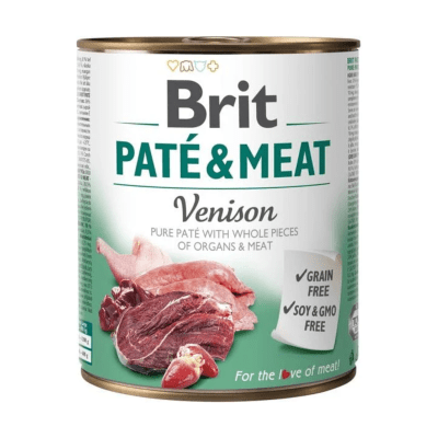 Lata Brit Care Dog Paté & Meat Venison1