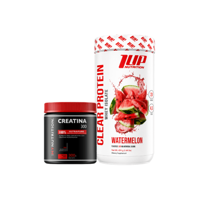 PROTEINA ISO PROTEIN 1UP (2 LB) + CREATINA 100% MONOHIDRATADA (300 GR)