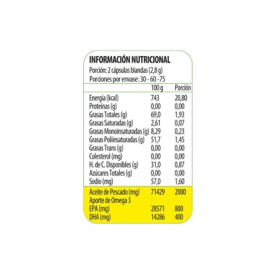 OMEGA 3 ULTRA PURE NEWSCIENCE (60 CAPS)