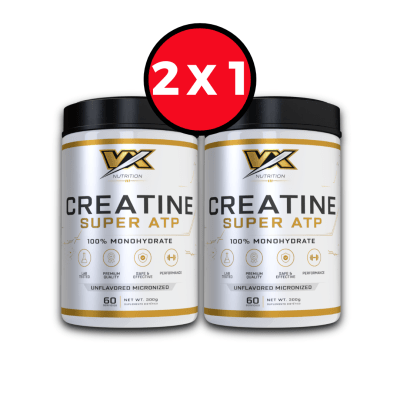 2x1 CREATINA 100% MONOHIDRATADA VX NUTRITION (300 GR)