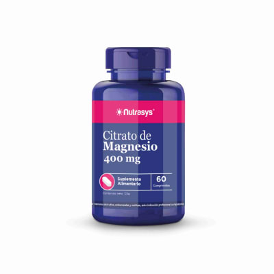 CITRATO DE MAGNESIO 400 MG NUTRASYS 60 CAPS