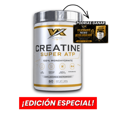 CREATINA 100% MONOHIDRATADA VX NUTRITION (300 GR)