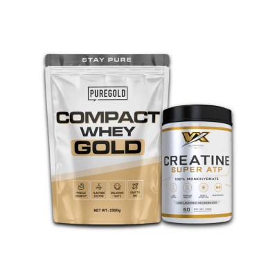 COMPACT WHEY GOLD 2.3 KG + CREATINE SUPER ATP VX NUTRITION 300 GR