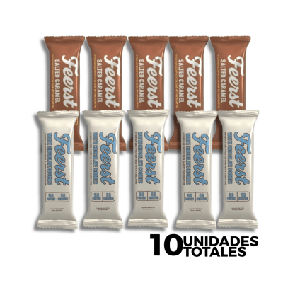 PACK FEERST BAR (CON CREATINA) 60 GR - 10 UNIDADES MIX