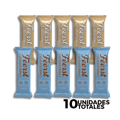 PACK FEERST BAR (60 GR) - 10 UNIDADES MIX