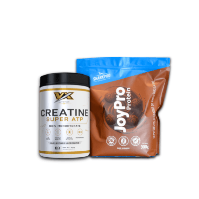 PROTEINA JOYPRO PROTEIN SHARK PRO (900 GR) + CREATINA 100% MONOHIDRATADA (300 GR)