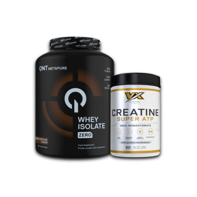 PROTEINA METAPURE WHEY ISOLATE (2 KG) + CREATINA 100% MONOHIDRATADA (300 GR)