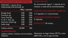 TERMOGENICO CAFEINA 200 MG MY NUTRITION (60 CAPS)