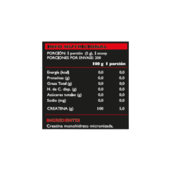 CREATINA 1000 MY NUTRITION 1000 GR