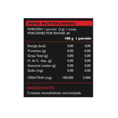 CREATINA 100% MONOHIDRATADA MY NUTRITION (300 GR)