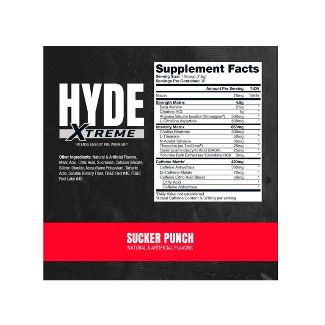 hyde xtreme pre workout opiniones