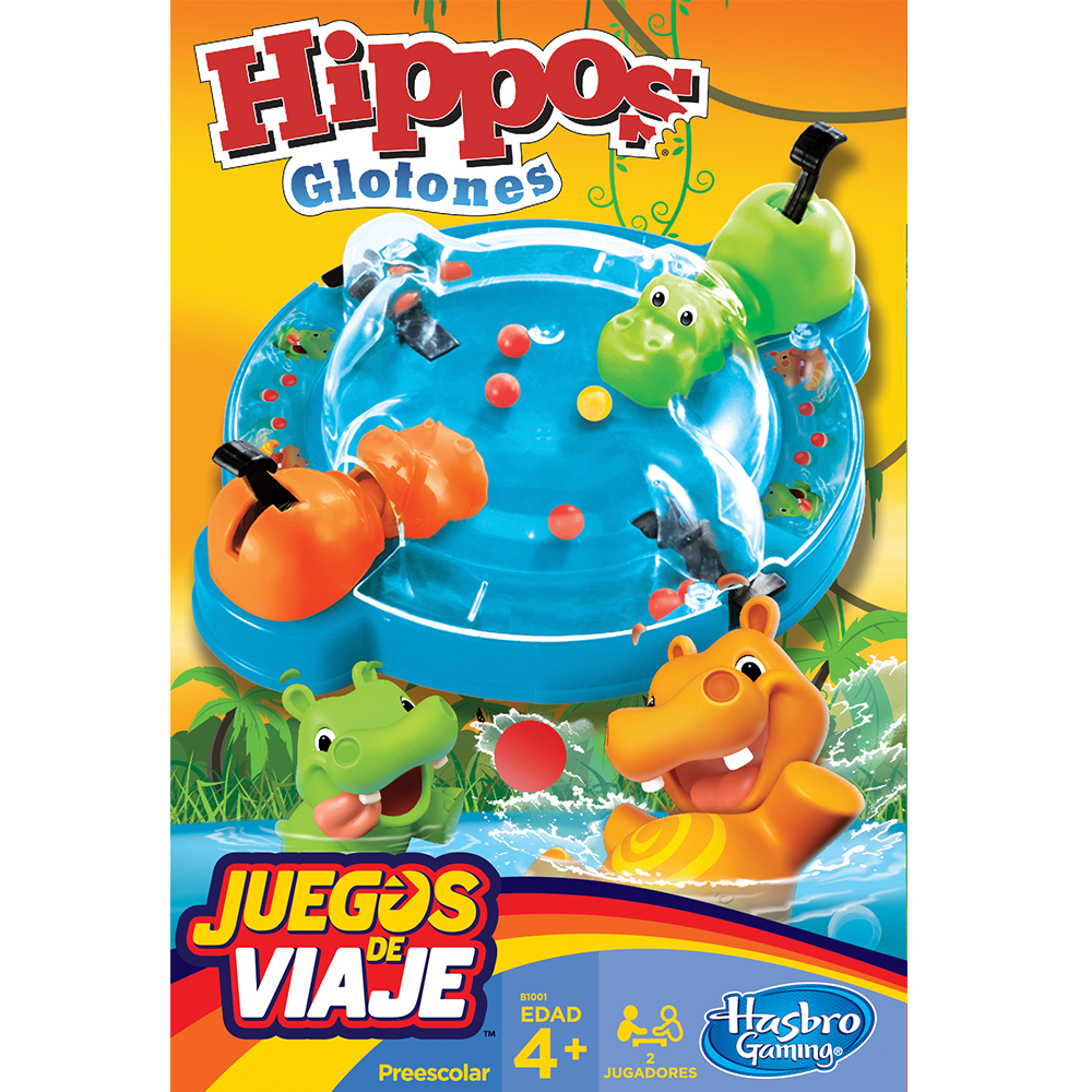 JUEGOS DE VIAJES-HIPPOS GLOTONES PLAYFUN