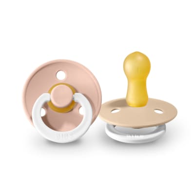 Chupete Bibs Colour x2 | Vanilla & Blush